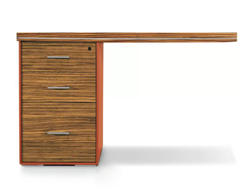 ARES - Rectangular wooden office desk with drawers by i 4 Mariani - view 2